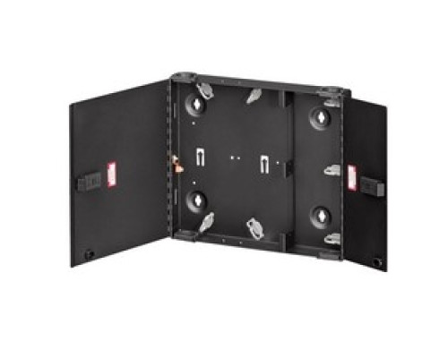 LEVITON 5WSML-2C        Sdx Small Wall-Mount Patch And Splice Enclosure, Empty, Accepts Two Sdx Adapter Plates, Splice Modules, Or Mtp Cassettes, Up To 48F Termination Using Lc .
