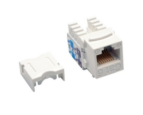 TRIPP LITE  N238-001-WH               Cat6/Cat5e 110 Style Punch Down Keystone Jack - White, TAA