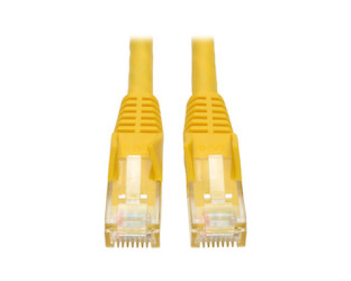 TRIPP LITE N201-007-YW        Cat6 Gigabit Snagless Molded Patch Cable RJ45 M/M - Yellow, 7-ft.