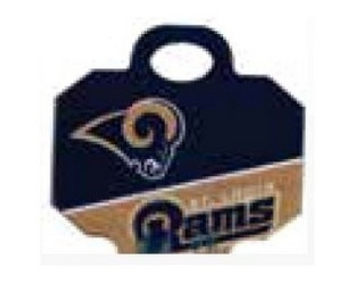 KABA ILCO CORP  KW1-NFL-RAMS A46               Decorative Key Blank, NFL Team Key, Kwikset/Titan, Rams Logo, KW1 Keyway, 46 Price Group