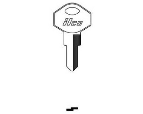 KABA ILCO CORP  1545 NP A08  AA01341002              Cylinder Lock Key Blank, Brass, Nickel Plated, 8 Price Group, For National Cabinet Lock