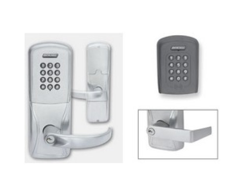 SCHLAGE ALLEGION BRAND  AD200-CY70MTK-RHO-626-JCO6-RH 4B 13247 10025 134        Electronic Door Lock, Cylindrical Chassis, Multi-Technology, Keypad, Right Hand, Rhodes Lever, Satin Chrome, Without Corbin 6-Pin FSIC Cylinder, For Cl
