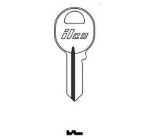 KABA ILCO CORP  1092-600A NP A05  AA00018882              Cylinder Lock Key Blank, Brass, Nickel Plated, 5 Price Group, For Master