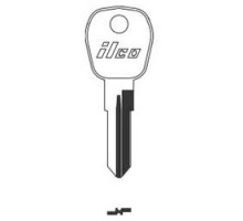 KABA ILCO CORP  1631 NP A05  AA00019330              Cylinder Lock Key Blank, Brass, Nickel Plated, 5 Price Group, For Camlock