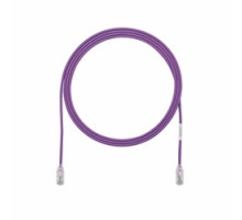 PANDUIT UTP28SP9VL-Q        Copper Patch Cord, Cat 6 SD , 28 AWG, Violet CM/LSZH UTP Cable, 9 Feet, Pack of 25