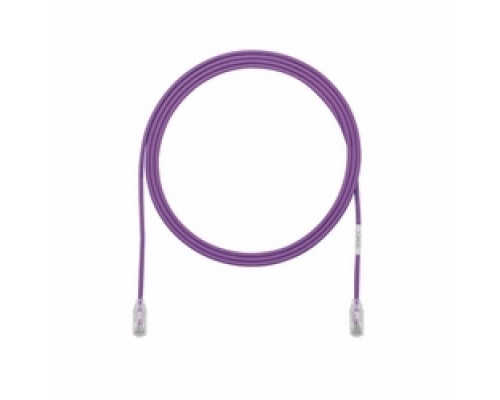 PANDUIT UTP28SP9VL-Q        Copper Patch Cord, Cat 6 SD , 28 AWG, Violet CM/LSZH UTP Cable, 9 Feet, Pack of 25