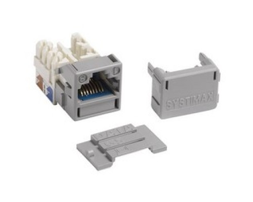 COMMSCOPE SYSTIMAX SOLUTIONS  760092437  MGS600-270              Category 6A Jack, GigaSPEED X10D MGS600 Series Information Outlet, Gray
