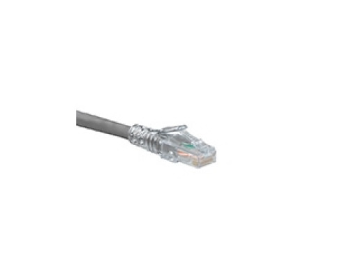 LEVITON  6D460-3S               eXtreme 6+ SlimLine Patch Cord, Category 6, 3-Feet, Grey