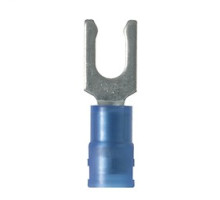 PANDUIT  PN14-8LF-E               Locking Fork Terminal, nylon insulated, 16 - 14 AWG, #8 stud size, convenience package.