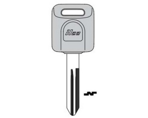 KABA ILCO CORP  DA39-P NP A18               Vehicle Key Blank, Plastic Head, Natural Nickel Silver, 18 Price Group, For Nissan