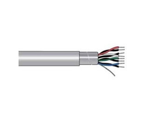 ALPHA WIRE  5905C SL001               Communication-Control-Industrial-Cable, Communication-Control, 4 Pair, 22 AWG, Foil, 300 V, PVC Jacket, PVC Insulation, 0.273 Jacket Diameter, 0.032 Jacket Thickness, Solid