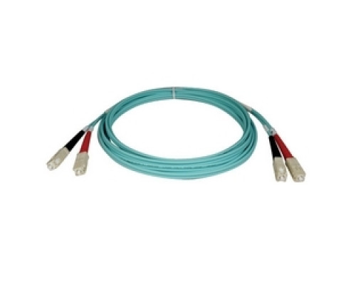 TRIPP LITE N806-10M        10Gb Duplex Multimode 50/125 OM3 LSZH Fiber Patch Cable SC/SC - Aqua, 10M 33-ft.