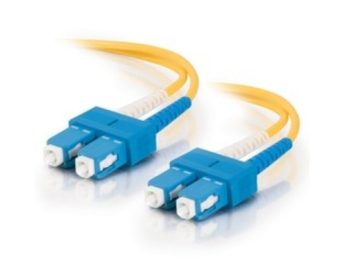 QUIKTRON  810-447-003               Fiber Optic Jumper Cable, Duplex, SC/SC, Single-Mode, OS2, 9 Micrometer Fiber, 1 Meter Length