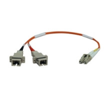 TRIPP LITE N458-001-50        Duplex Multimode 50/125 Fiber Adapter LC-SC M/F 0.3M 1-ft.