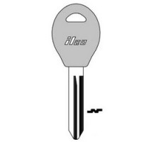 KABA ILCO CORP  DA34-P NP A09  AJ01627012              Vehicle Key Blank, Plastic Head, Brass, Nickel Plated, 9 Price Group, For Nissan