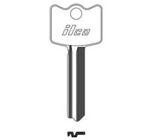 KABA ILCO CORP  B1179-1C NP A08  AA01110012              Cylinder Lock Key Blank, Brass, Nickel Plated, 8 Price Group, For Arrow