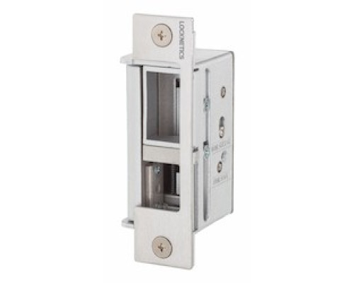 LOCKNETICS  MDS100 US32D  MDS100-32D              Electric strike for mortise locks, 12 or 24VDC, Field selectable fail-safe/secure, Heavy duty design with five faceplates included, Satin stainless steel fnish