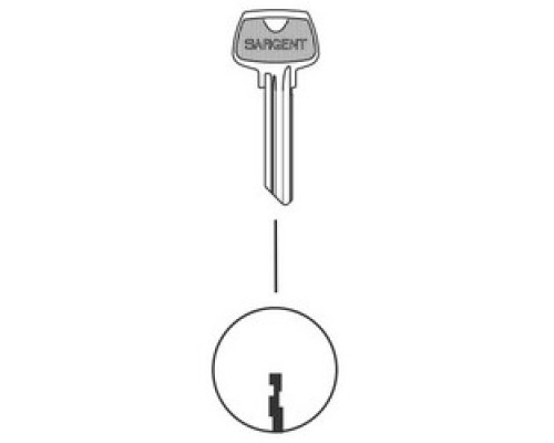SARGENT  275LG               Cylinder Lock Key Blank, 5-Pin, LG Keyway