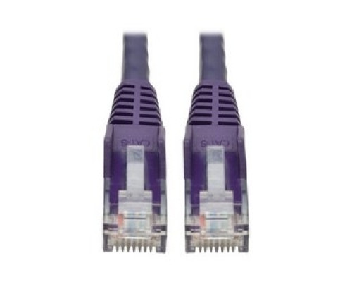 TRIPP LITE N201-020-PU        Cat6 Gigabit Snagless Molded UTP Patch Cable RJ45 M/M , Purple, 20 ft.