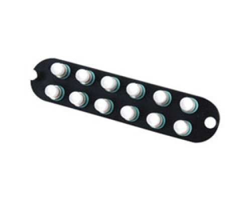 CORNING CCH-CP12-H3        Closet Connector Housing CCH Panel, ST Compatible adapters, Simplex, 12 fiber, 50 µm multimode OM3/4