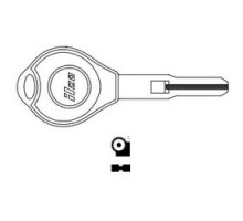 KABA ILCO CORP  INF90 NS A74               Vehicle Key Blank, Natural Nickel Silver, For Nissan/Infiniti, 21 Price Group