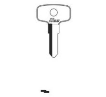 KABA ILCO CORP  YH25 NP A12  X65              Vehicle Key Blank, Brass, Nickel Plated, 12 Price Group, For Yamaha