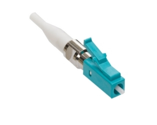 LEVITON  49990-LDL               Fast-Cure LC Fiber Optic Connector, Aqua, OM3/4 Laser Optimized Multimode, For 900um Application