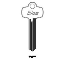 KABA ILCO CORP  A1114C NP A05               Cylinder Lock Key Blank, Brass, Nickel Plated, 5 Price Group, For Best