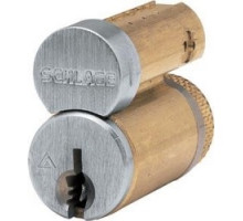 SCHLAGE ALLEGION BRAND  23-030-E 626        Door Lock Cylinder, Conventional, FSIC, E Keyway, Satin Chrome