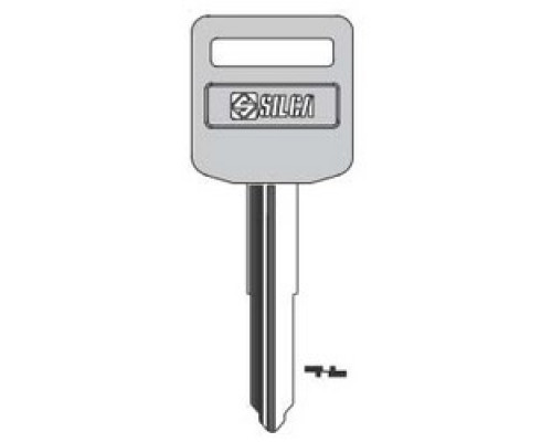 KABA ILCO CORP  SZ14RAP NP A11  AJ00000301              Vehicle Key Blank, Natural Brass, 11 Price Group, For Kawasaki, Suzuki Motorcycle