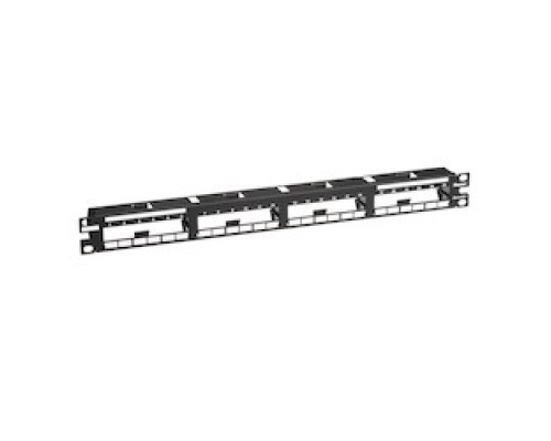 PANDUIT  QPP24BL               QuickNet All Metal Patch Panel 24 Port 1 RU Black