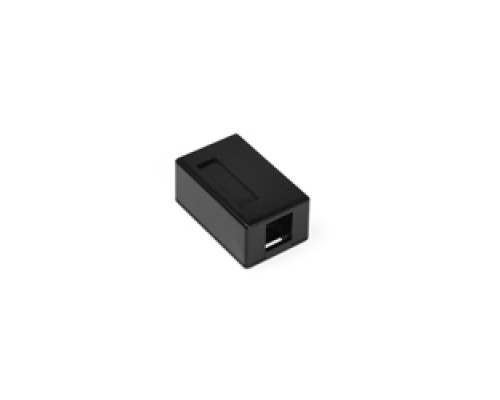 LEVITON  41089-1EP               QuickPort Surface Mount Housing, 1-Port, Black