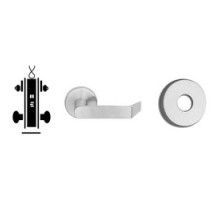 SCHLAGE ALLEGION BRAND  L9095PEU 06B 626 S123        Door Mortise Lock, Keyed, Electrically Unlocked, 2-1/2