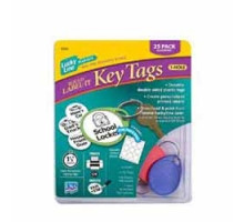 LUCKY LINE PRODUCTS INC  25029               Key Tag, Round, 1-Hole, 1-1/4
