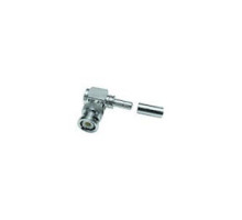 TIMES MICROWAVE EZ-240-BM-RA-X 3190-2868       BNC-MALE PLUG CRIMP RIGHT ANGLE CONNECTOR/NON SOLDER PIN NO BRAID TRIM