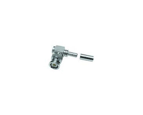 TIMES MICROWAVE EZ-240-BM-RA-X 3190-2868       BNC-MALE PLUG CRIMP RIGHT ANGLE CONNECTOR/NON SOLDER PIN NO BRAID TRIM