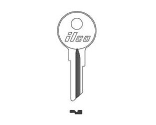 KABA ILCO CORP  CU12 NP A13  AA00005682              Vehicle Key Blank, Brass, Nickel Plated, 13 Price Group, For Mercury/Mariner Outboard