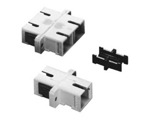 CORNING ADP-DLC0-CCNRC-CLS        Fiber Optic Adapter, LC Duplex, Reduced-Flange Mount, Ceramic Sleeve, Single-mode OS2 , blue