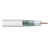 COMMSCOPE ENTERPRISE SOLUTIONS 4100903/10 2276V WHRL RG6 90 1000       RG-6 Type 90% Braid Plenum Video Coaxial Cable, white jacket, 1000 ft 305 m reel