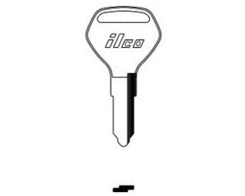 KABA ILCO CORP  KA13 NP A08  AF40989002              Vehicle Key Blank, Brass, Nickel Plated, 8 Price Group, For Kawasaki