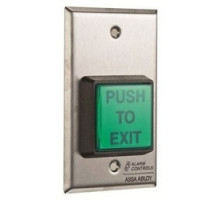 ALARM CONTROLS  TS-2               Alarm Control Pushbutton, 1-Gang, Momentary, SPDT, 12/24 VAC/DC, 10A at 35 VDC Contact, 2