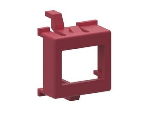 COMMSCOPE UNIPRISE SOLUTIONS  760155978  UNFA-EMM-SC01/LC02-RD-PACK-25              SC Simplex/lc Duplex Low Profile Adapter Mounting Module/collar Assembly, Red