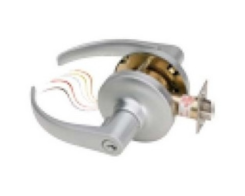 SECURITY DOOR CONTROLS  Z7252GQ               Electrified Cylindrical Lockset, Fail Secure, Galaxy Lever Trim, Outside Locked, SPDT REX Output, 12/24 Volt DC, 600/300 Milliampere, 9/16