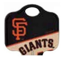 KABA ILCO CORP  SC1-MLB-GIANTS A46               Decorative Key Blank, MLB Team Key, Schlage, Giants Logo, SC1 Keyway, 46 Price Group