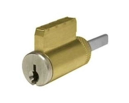 GENERAL LOCK  KLC1599 SC 26D KD               Key-In-Lever Cylinder, Universal, Schlage Style, 6-Pin, Schlage C Keyway, Keyed Different, 2-Key Blank, Solid Brass, Satin Chrome, With Screw-On End Cap