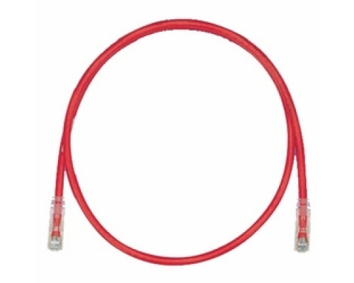 PANDUIT  UTPSP75RDY               Copper Patch Cord, RJ45-RJ45, Category 6, Red UTP Cable, 75 FT.