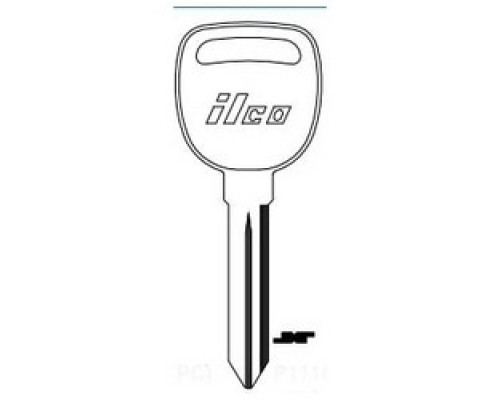 KABA ILCO CORP  B96 NP A03  AL01647002              Vehicle Key Blank, Brass, Nickel Plated, 3 Price Group, For Saturn