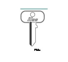 KABA ILCO CORP  B62DP NP A20               Vehicle Key Blank, Brass, Nickel Plated, 20 Price Group, For Bedford, British Leyland, Jaguar