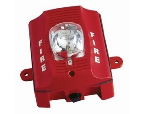 BOSCH SECURITY SYSTEMS  SS-SRK               Wall Strobe, Outdoor 2-wire, Red