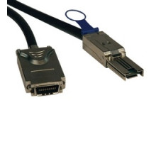 TRIPP LITE S520-02M        External SAS Cable, 4 Lane - mini-SAS SFF-8088 to 4xInfiniband SFF-8470 , 2M 6-ft. , TAA